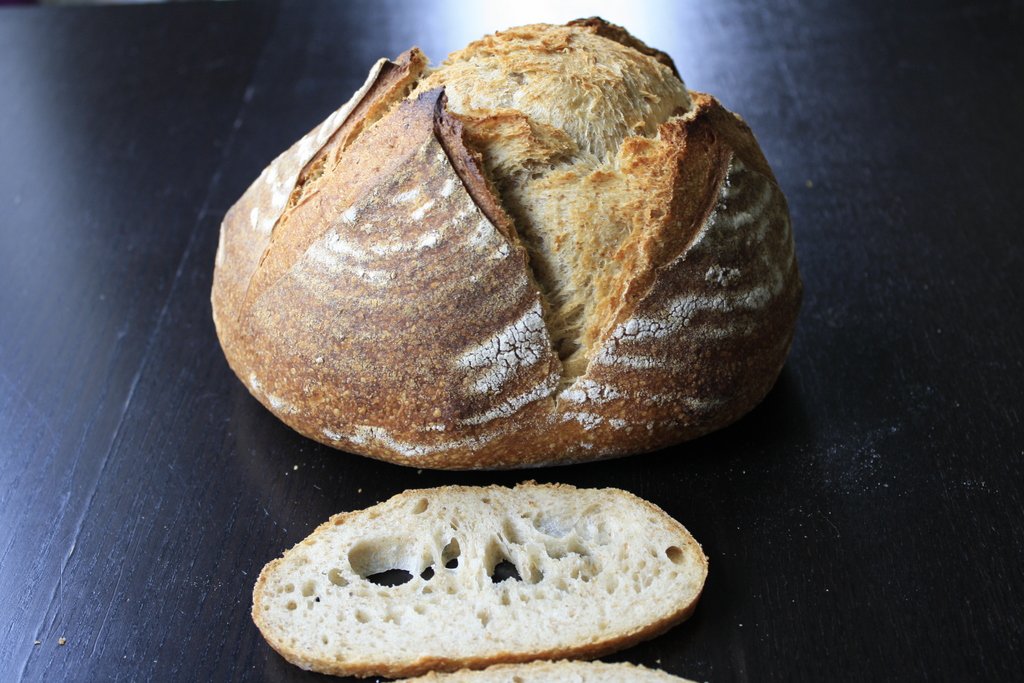 A nicely risen boule